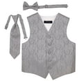thumbnail image 1 of Imperial Silver Boys Satin Vest Spencer J - Boys 1-2, 1 of 7