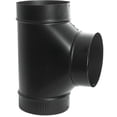 thumbnail image 1 of Imperial Manufacturing Group Tee Joint Black Pipe Fitting - 7 In, 24 Ga, Smooth Finish, 1 of 2