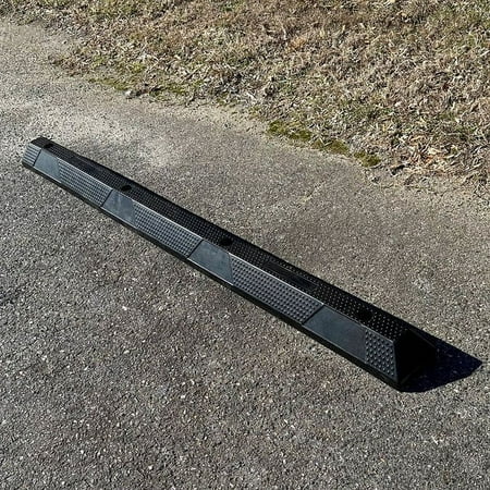 Imperial Standard Parking Wheel Stopper - Parking Stopper for Garage - Heavy Duty Car Stopper - Rubber Parking Stop for Car Parking