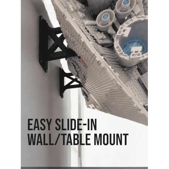 Imperial Star Destroyer Star Wars Wall/Table Mount - Fits Kit 75252