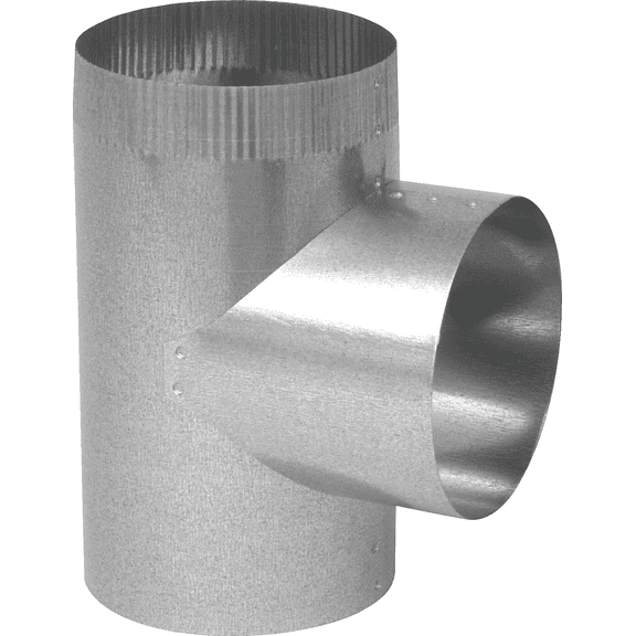 Imperial Straight Galvanized Tee - Single Pack Residential Use, Standard Application