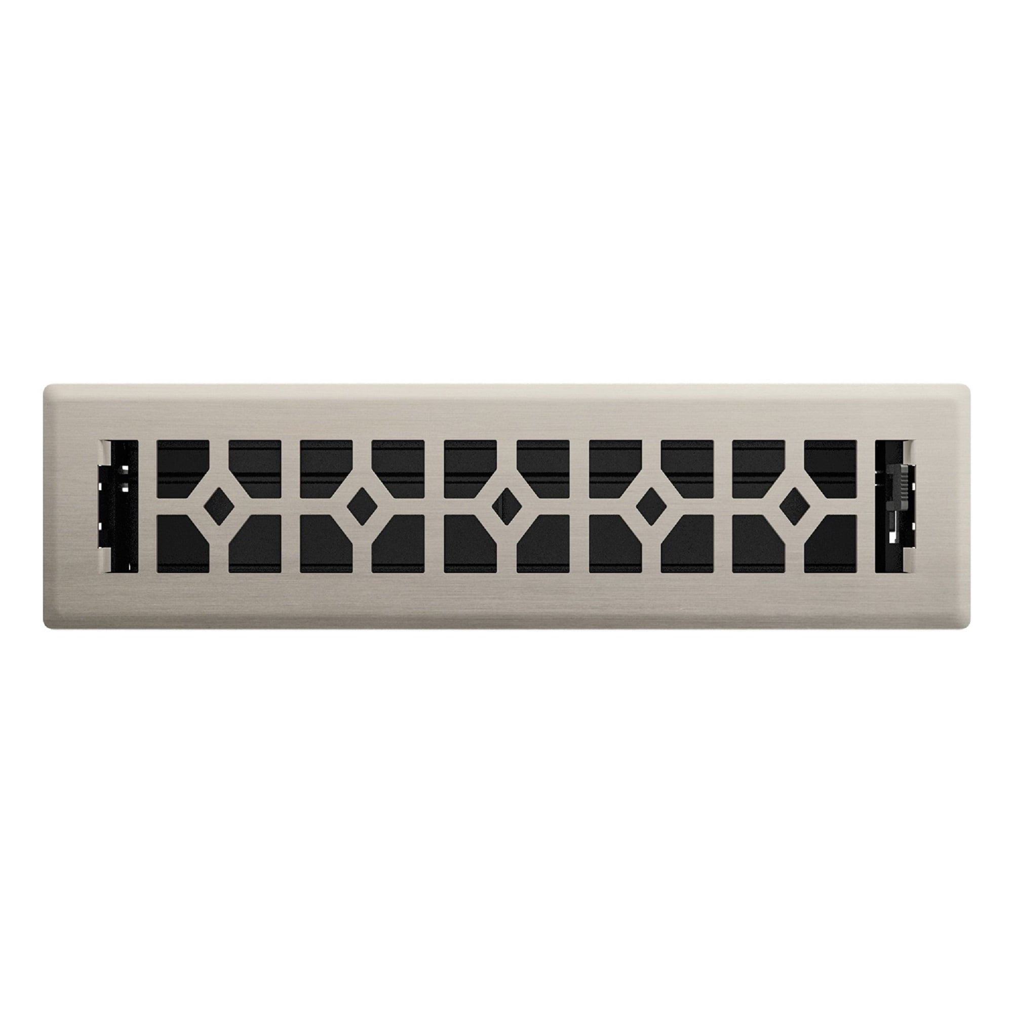 Imperial Templar 2-1/2 In. x 12 In. Brushed Nickel Steel Floor Register RG3468