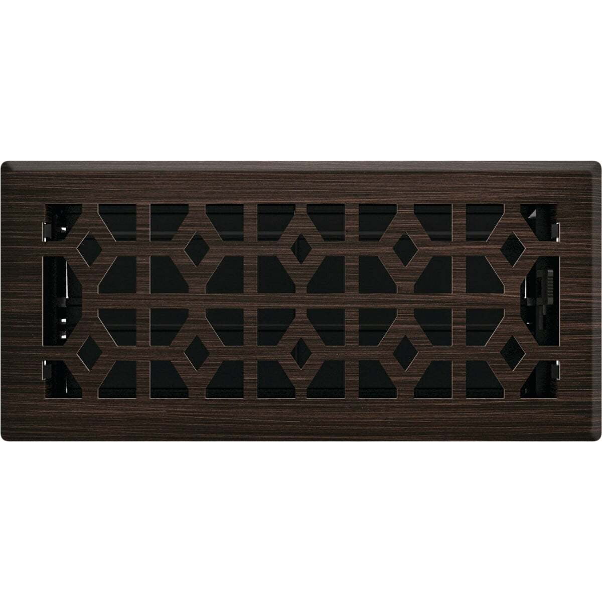Imperial Templar Floor Register - Oil Rubbed Bronze, Adjustable Steel - 4 in x 10 in