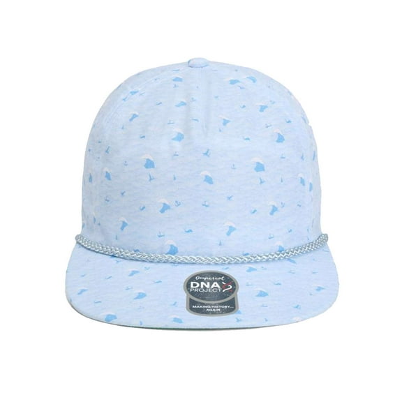 Imperial  The Aloha Rope Cap, Blue Waves - Adjustable