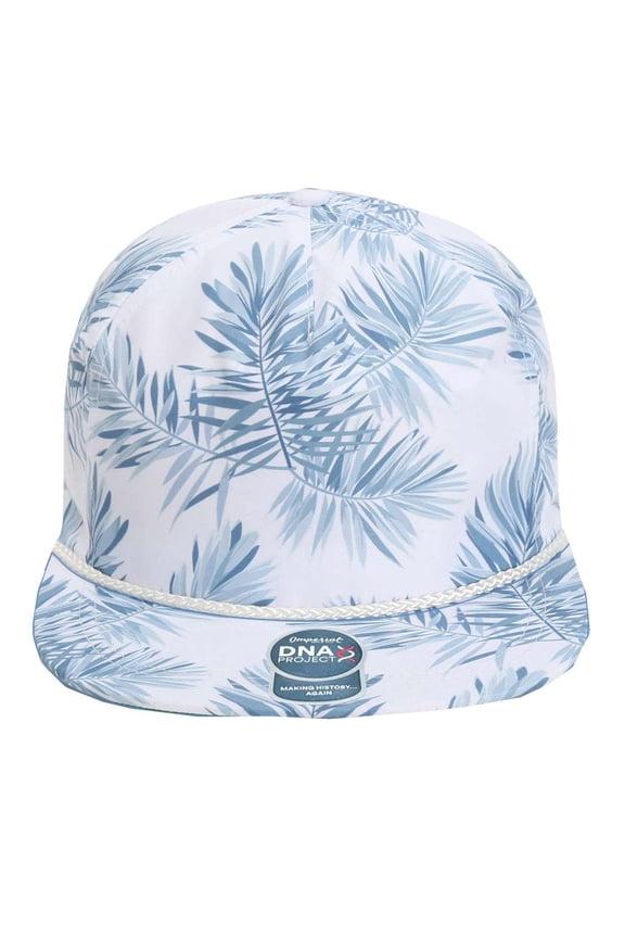 - The Aloha Rope Cap - DNA010 - Floral Mist - Size: Adjustable
