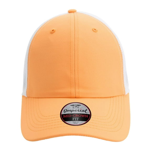 Imperial - The Original Sport Mesh Cap - X210SM - Melon Orange/ White
