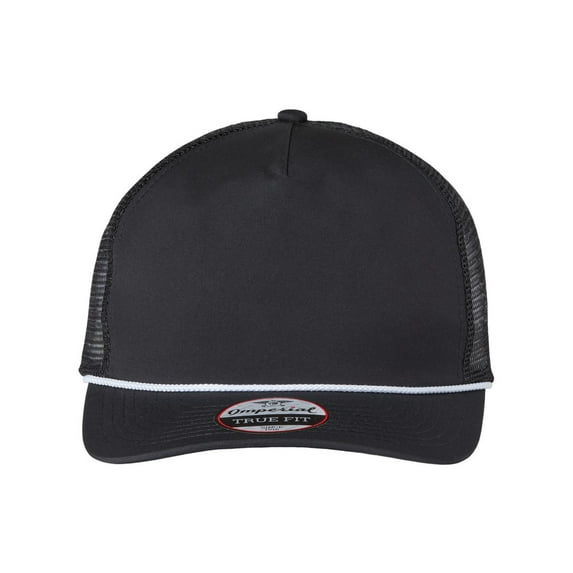 Imperial - The Rabble Rouser Cap - 5055 - Black/ Black/ White - Size: Adjustable