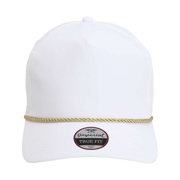 Imperial - The Wrightson Cap - 5054 - White/ Metallic Gold - Size: Adjustable