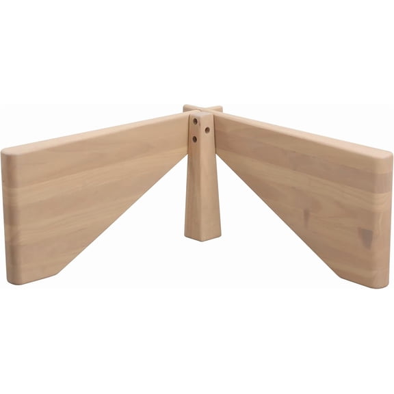 Imperial Triangle Coffee Table Base (Natural Wood)