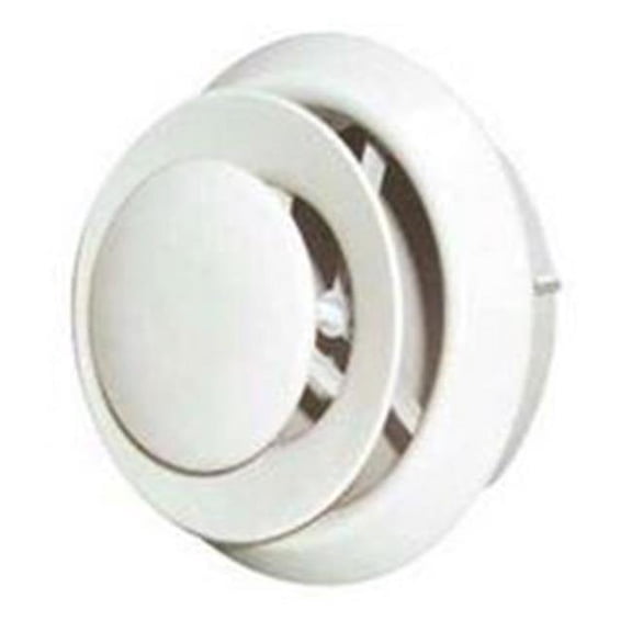 VT0110 Round Air Diffuser, Plastic, 4-5 in Dia, White