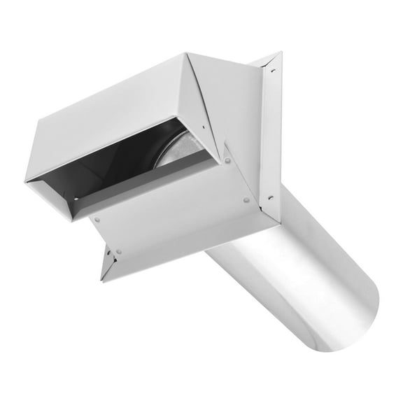 Imperial VT0501 4-Inch Exhaust Dryer Vent Cap, with Intake Hood Conversion, 1-Pack