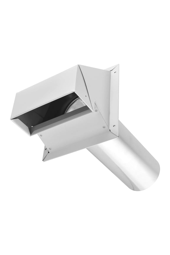 VT0501 4-Inch Exhaust Dryer Vent Cap, with Intake Hood Conversion, 1-Pack