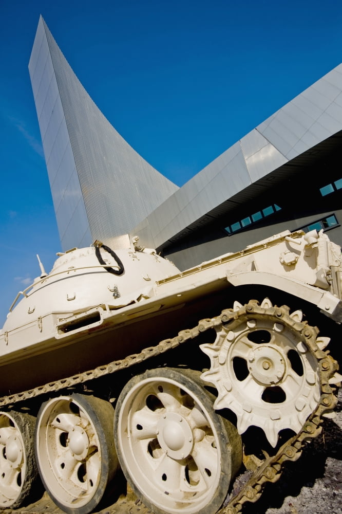 Imperial War Museum North In Salford Canvas Art - Dosfotos Design Pics (12 x 19)