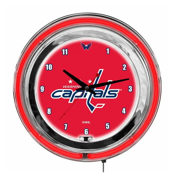 Imperial Washington Capitals 14'' Neon Clock