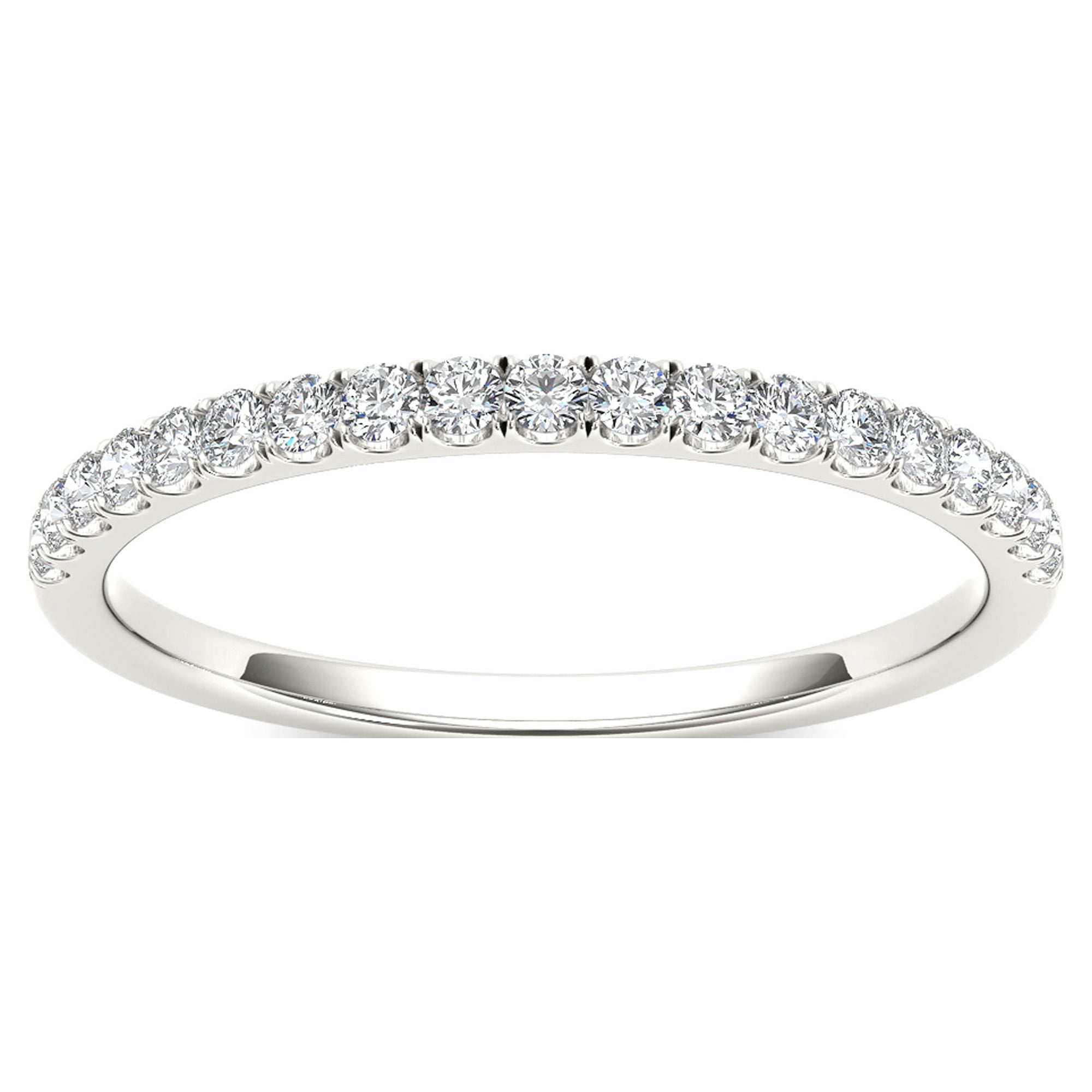 Imperial Women's 1/4Ct TDW Diamond 10K White Gold Wedding Anniversary Band