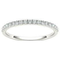 Imperial Women's 1/4Ct TDW Diamond 10K White Gold Wedding Anniversary Band