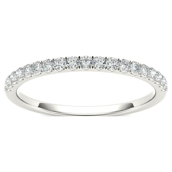 Imperial Women's 1/4Ct TDW Diamond 10K White Gold Wedding Anniversary Band