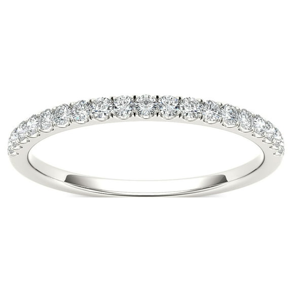 Imperial Women's 1/4Ct TDW Diamond 10K White Gold Wedding Anniversary Band