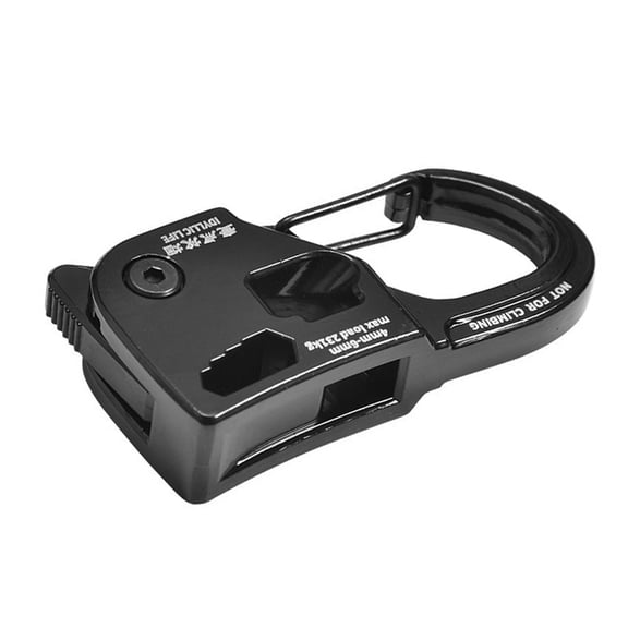 Impermeable Camping Rope Hook Aluminum Auto Tighten Device Stabilizes Tent Lacking Manual Adjustments