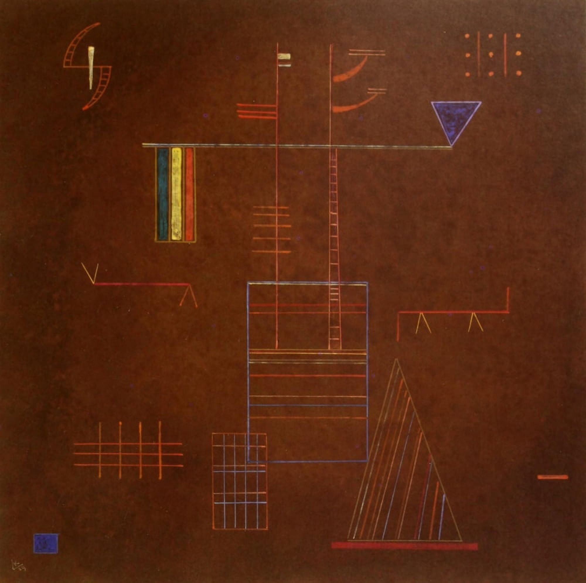 Imperturbable 1929 Canvas Art - Wassily Kandinsky (18 x 24)