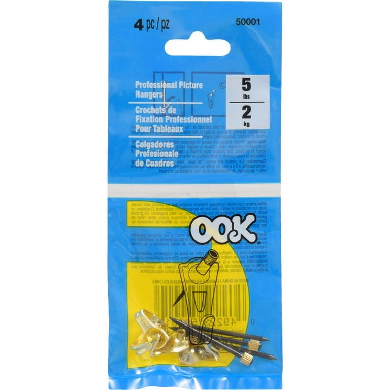 Ook Professional Picture Hanger 5 lb 4 pk Ook Professional Picture Hanger 5 lb 4 pk