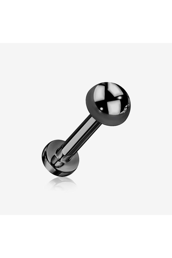 Implant Grade Titanium Blackline Internally Threaded Dome Top Labret