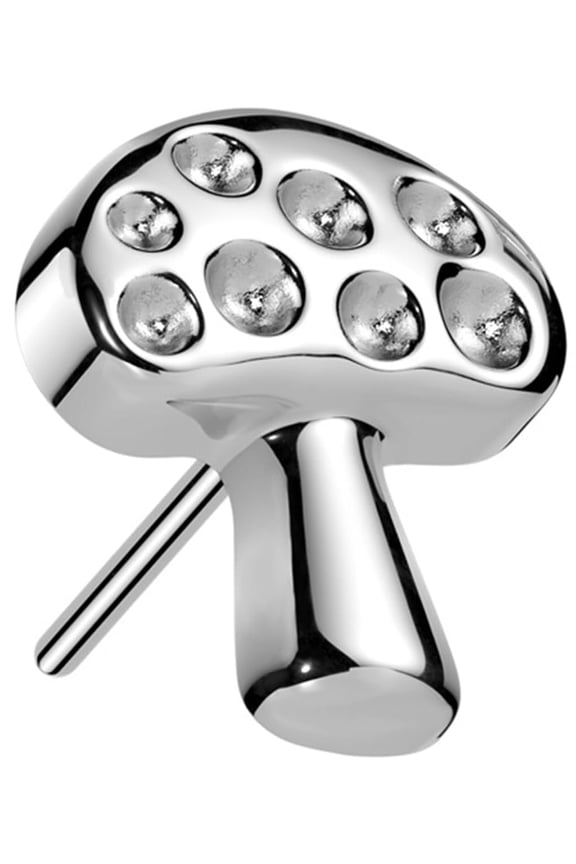 Implant Grade Titanium Threadless Push In Mushroom Top 16GA