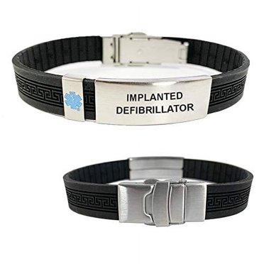 Mplanted Defbrllator Medcal Alert Bracelet - CD Mplanted