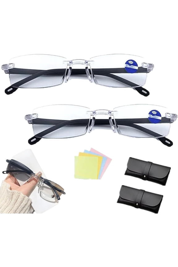 Implementarch Color-changing anti-blue light presbyopia glasses, Reading Glasses, Presbyopia Glasses For Men Women