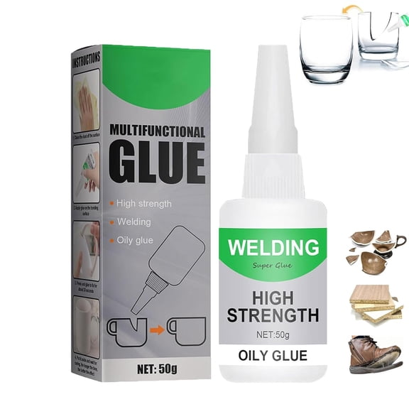 Implementarch Welding High-Strength Oily Glue, 2025 New Multifunctional Powerful Universal Glue, Fast-Drying Repair Adhesive, Long-Lasting, for Metal, Wood, Ceramics, Leather, Glass (1PCS)