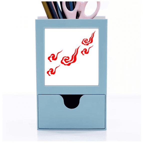 Implication Happy Better Life Desk Supplies Organizer Pen Holder Card