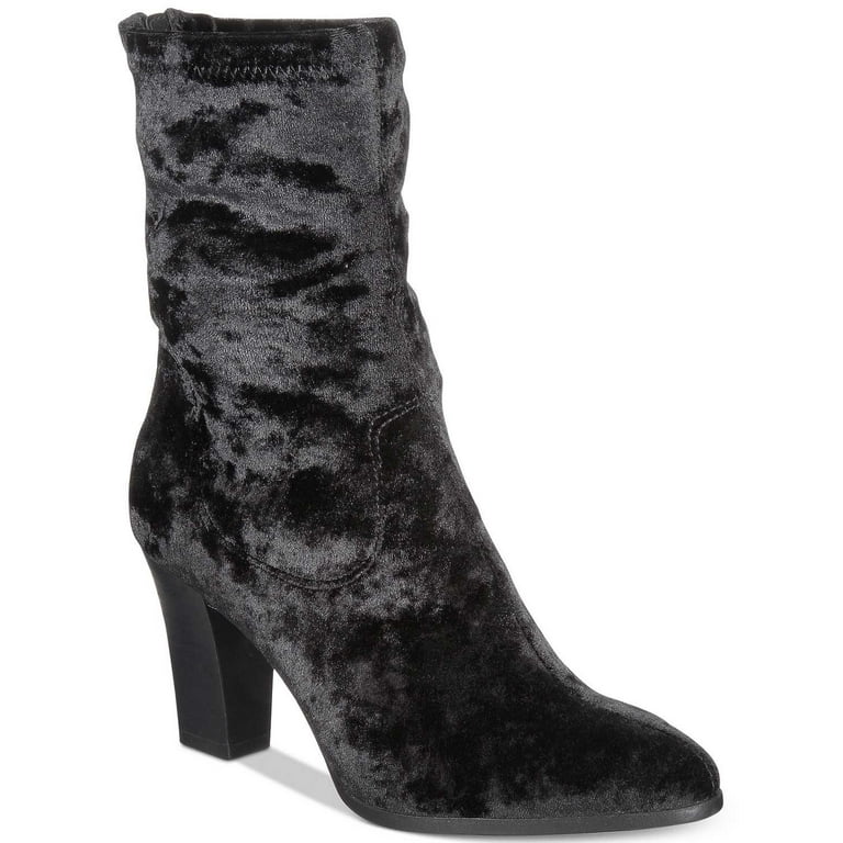 Impo Truly Velvet Booties Women s Shoes Black 6.5m Walmart