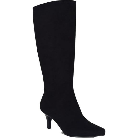 Impo Womens Namora Zipper Faux Suede Knee-High Boots