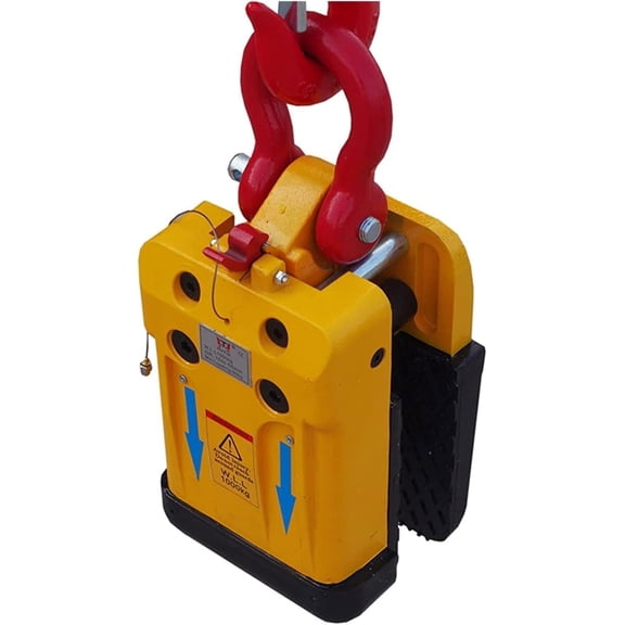 Import Heavy Duty Stone Lifting Clamp,2300.46 lbs Load Capacity, Stone Miter Clamp 0.4-1.97 in Opening Range, slab lifterIndustrial Grade Steel Construction slab lifter. (Yellow)