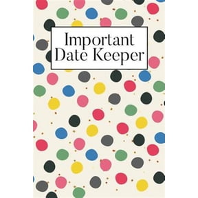 Important Date Keeper: Dots (Paperback)