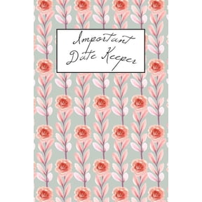 Important Date Keeper: Pink Flowers