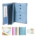thumbnail image 1 of Important Document Organizer, Ngxiha Folders for Document, Binder for Important Documents, Family Emergency Planner, Paper File Folio Organizer with Labels Bound Expanding File, 1 of 8
