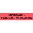 thumbnail image 1 of Important Finish All Medication Veterinary Labels, 1 of 1