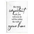 thumbnail image 1 of Important Work You Will Do Family Phrase Inspirational Graphic Art Unframed Art Print Wall Art, 1 of 6
