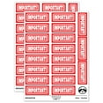 thumbnail image 1 of Important with Border Sticker Set - Red - Gloss Finish - 2.00" Large, 1 of 7