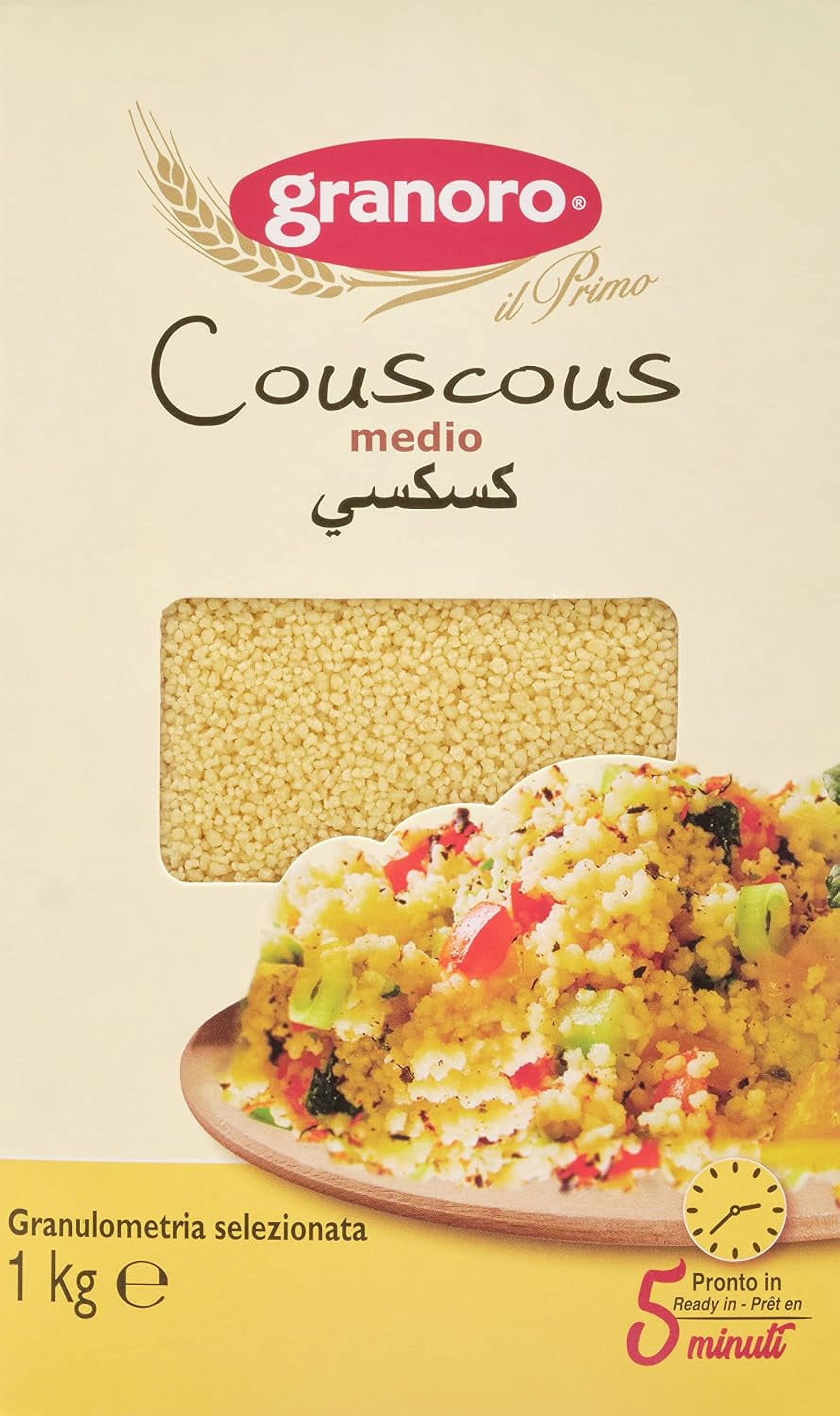 Imported Italian Couscous Medio 2 Package 1 Kg (4.4 LB total) - Walmart.com