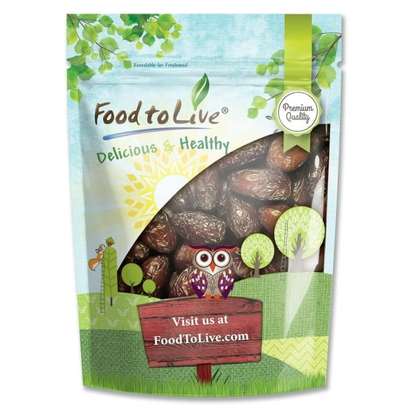 Imported Medjool Dates, 2 Pounds Unsweetened and Unsulphured , Vegan, Sirtfood, Bulk Dates.