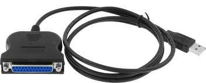 Importer520 3 FT USB to DB25 IEEE-1284 Parallel Printer Adapter Cable ...