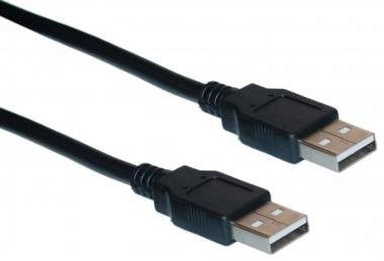 Importer520 6' USB 2.0 A (Male) to A (Male) cable, Black - Walmart.com