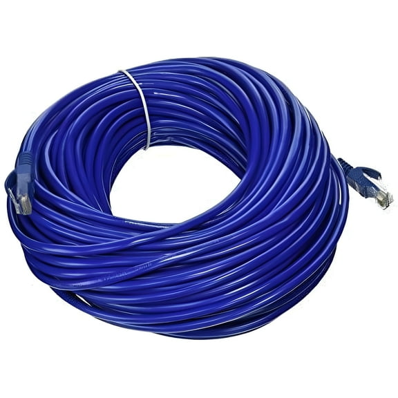 Importer520 CAT/5-100FT Patch Ethernet Network Cable 100-Feet for Pc, Mac, Laptop, Ps2, Ps3, Xbox, Blue