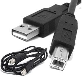 Importer520 Epson Stylus USB Printer Cord NEW !! 2.0 A - B Cable 6' Black 