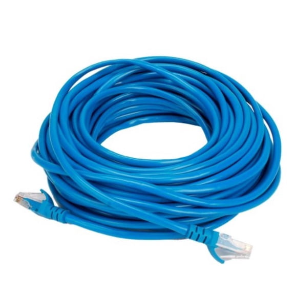 importer520 50 foot 50' cat6 rj45 network ethernet lan cable - blue - 50 ft