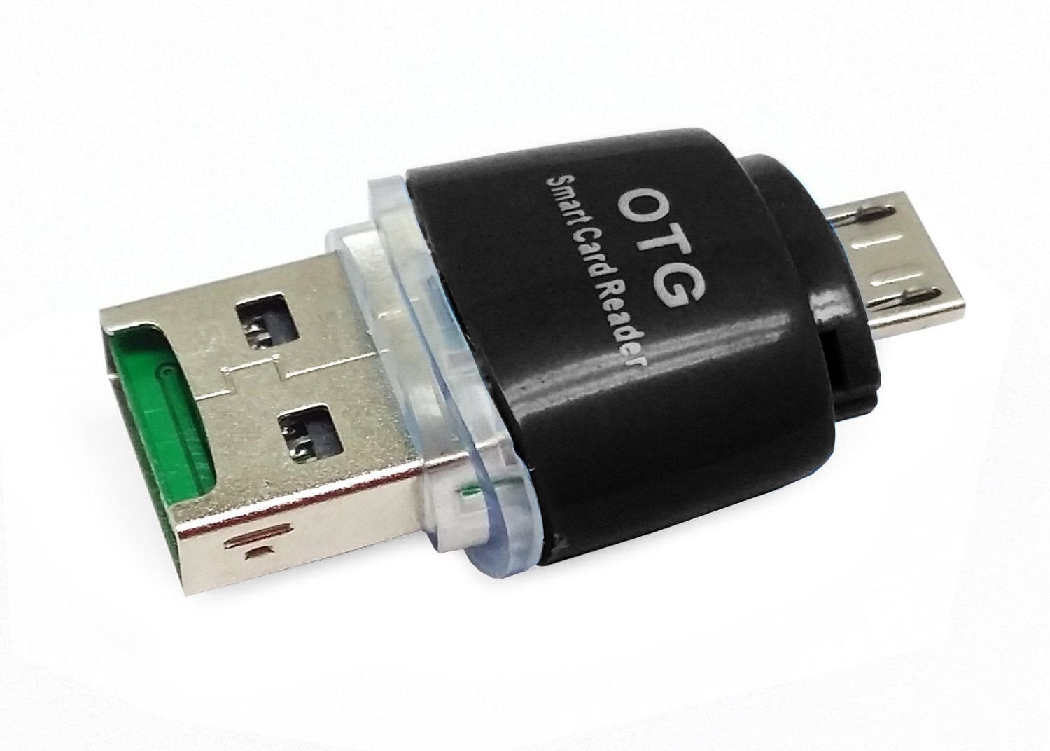 Importer520 Micro SD Card Reader Adapter with OTG USB 2.0 A Male and ...