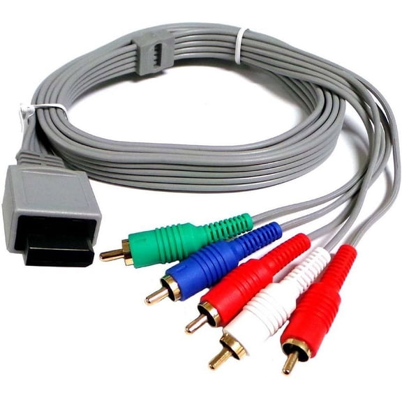 Importer520 Nintendo Wii / Nintendo Wii U High Resolution AV / HDTV / EDTV Component Cable (Bulk Packaging)