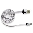 thumbnail image 1 of Importer520 White 3m 10 Ft (Extra Long) Micro USB Data Sync Charger Cable forSamsung Replenish Android Phone, Blue (Sprint), 1 of 1